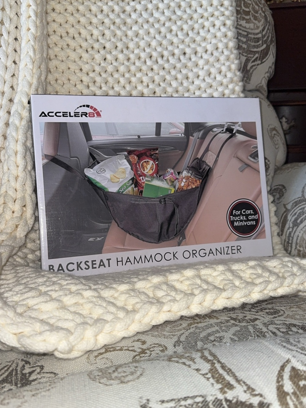 Backseat Hammock Organizer - Black